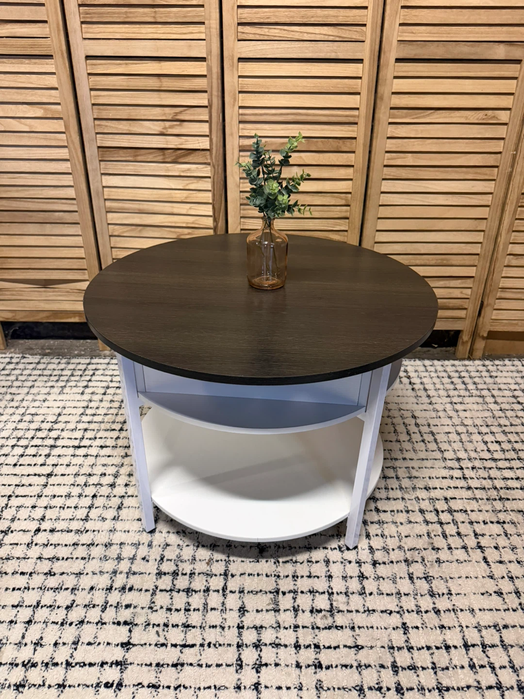 Round Lift-Top Coffee Table
