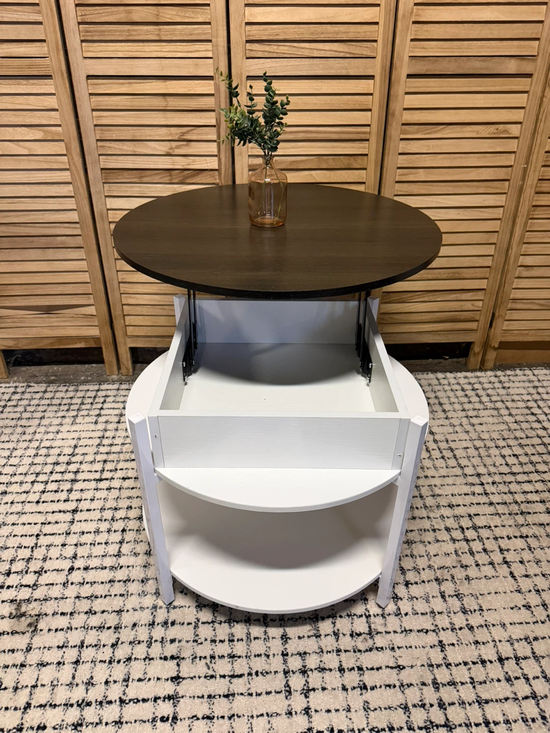 Round Lift-Top Coffee Table - photo 3
