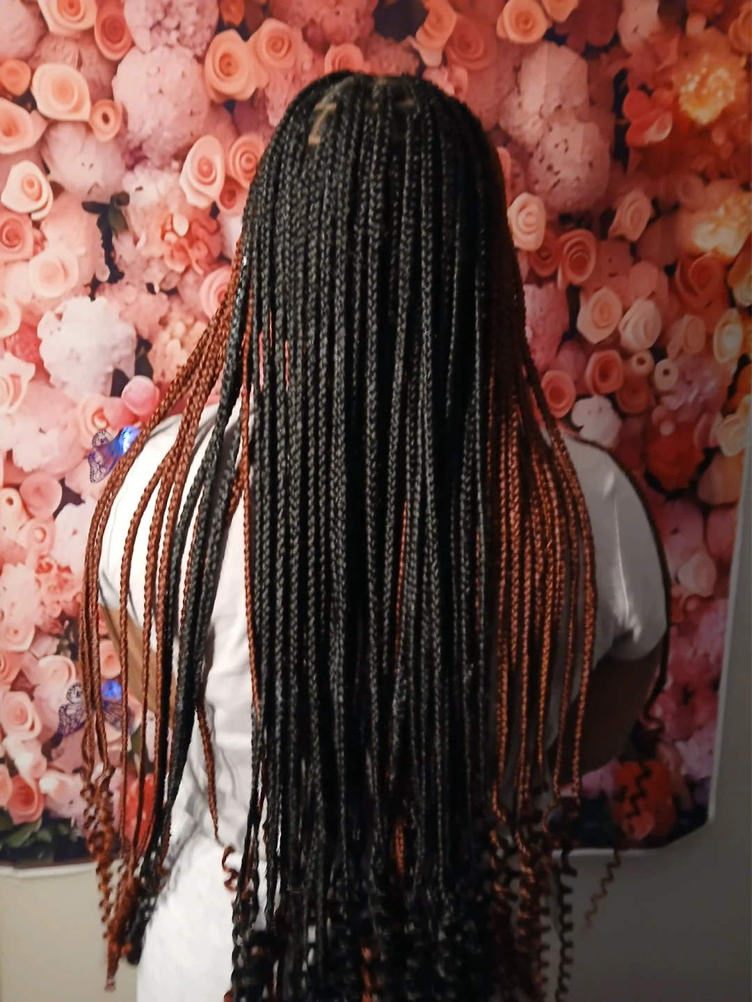 Long Braided Hair Extensions with Curly Ends - photo 3