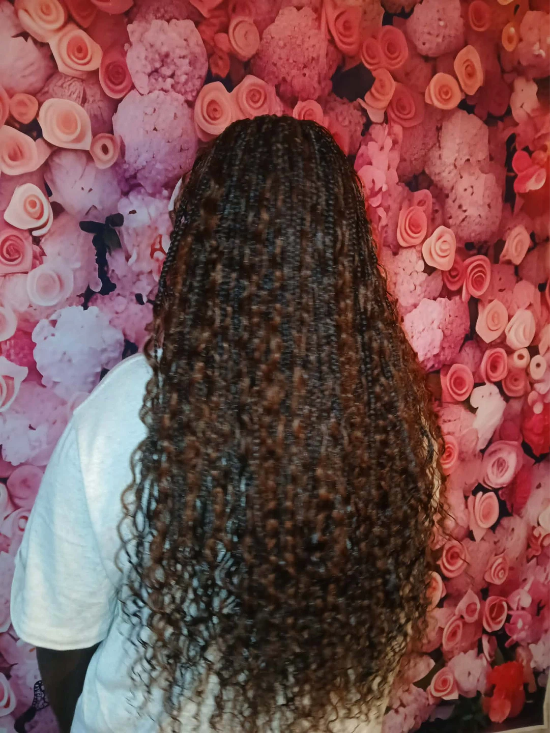 Braided Hair Extensions with Curly Ends - photo 5