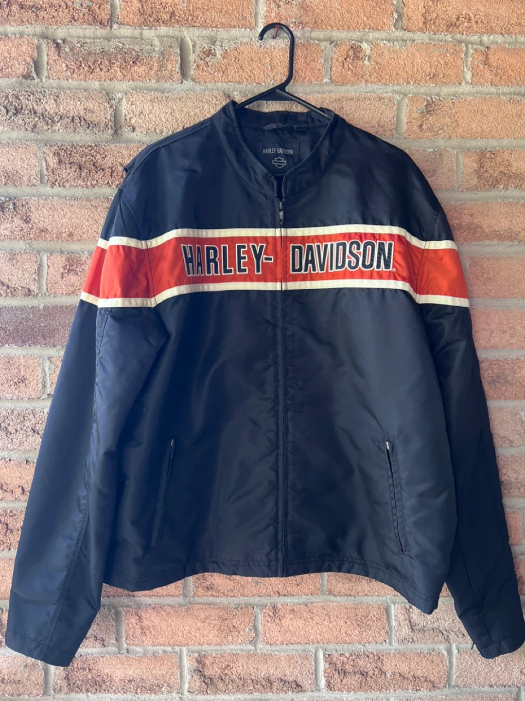 Harley-Davidson XL Racing Jacket Black Red White Collector Moto