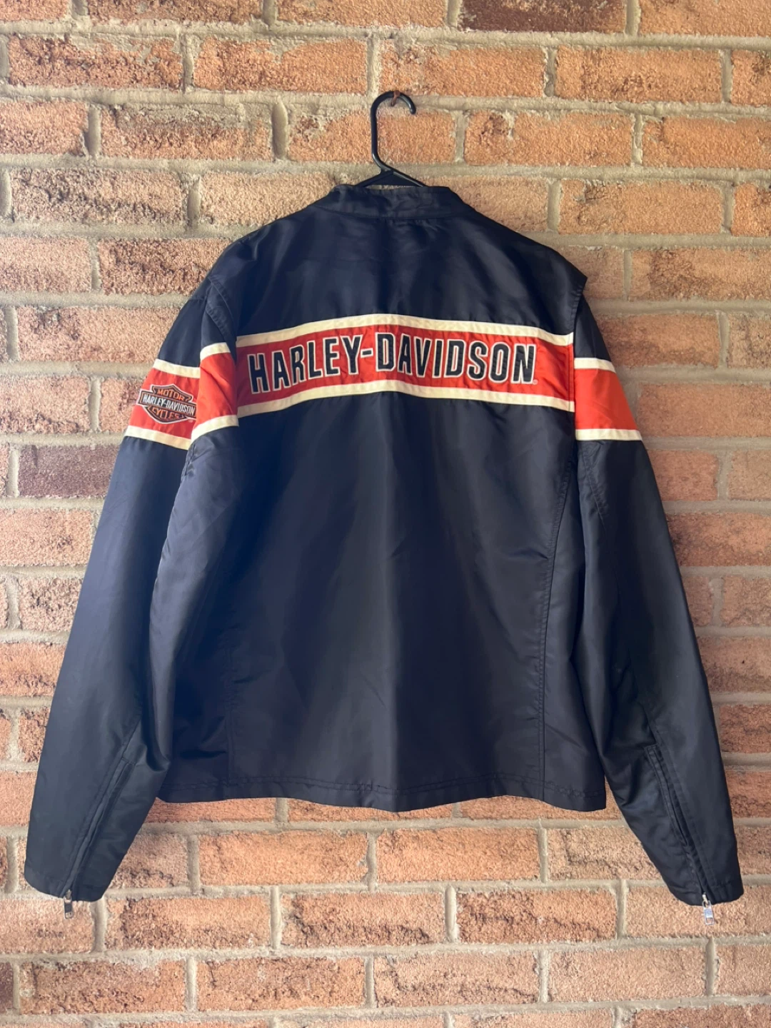 Harley-Davidson XL Racing Jacket Black Red White Collector Moto - photo 5