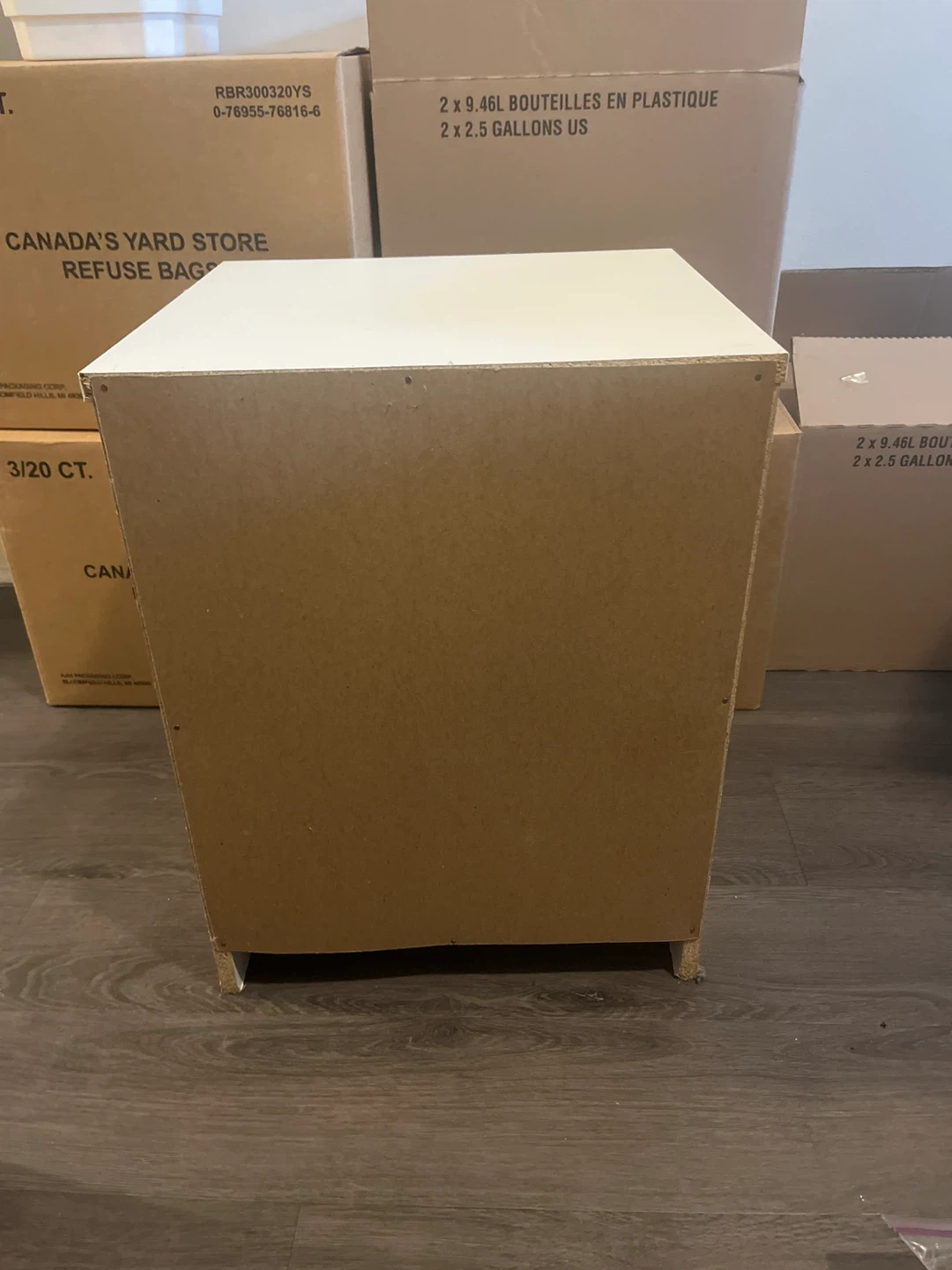 Moving must go! White Side Table with Drawer and Shelf - photo 5