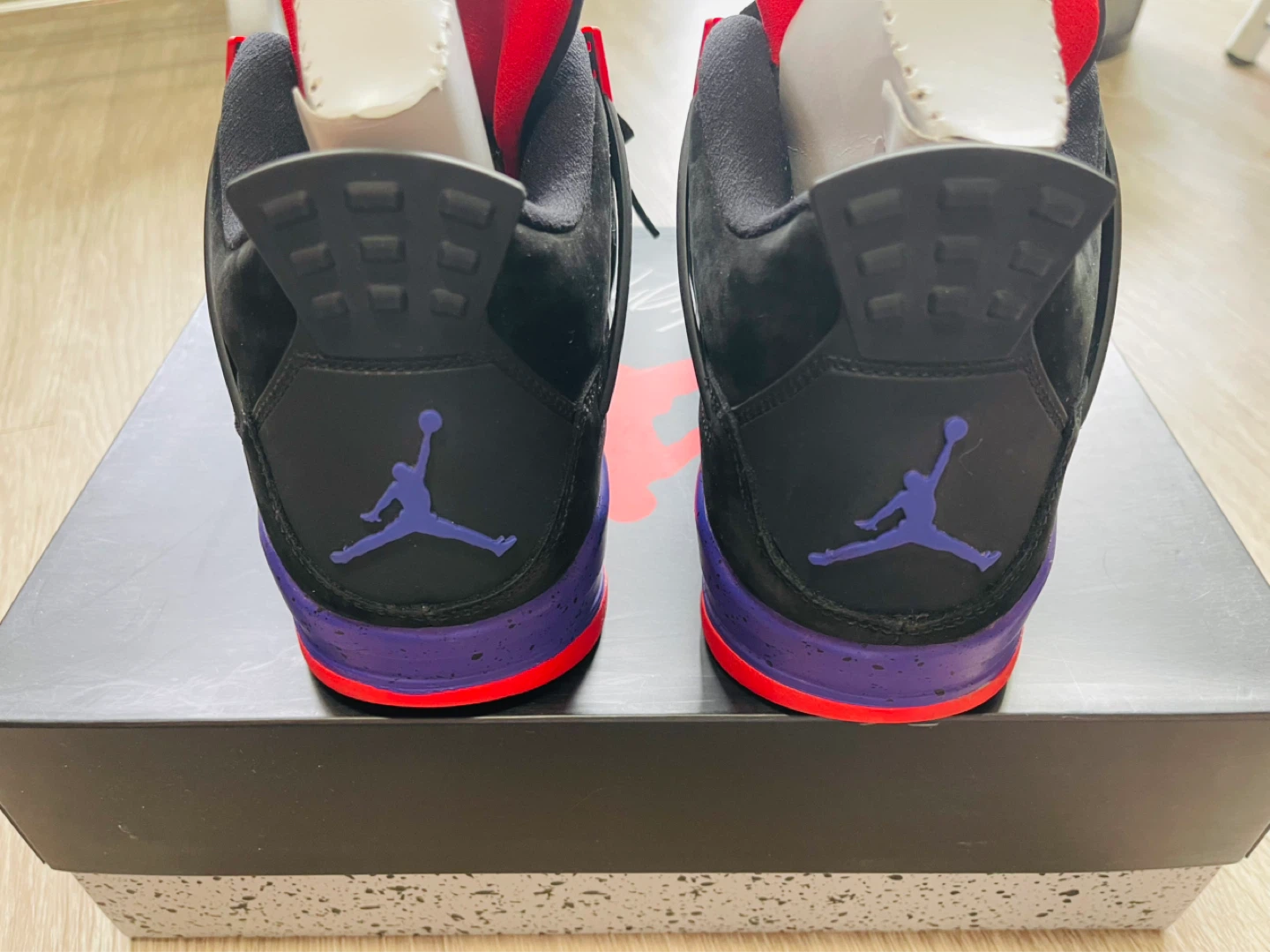 Air Jordan 4 Retro NRG "Black Court Purple" Sz 11 - photo 4