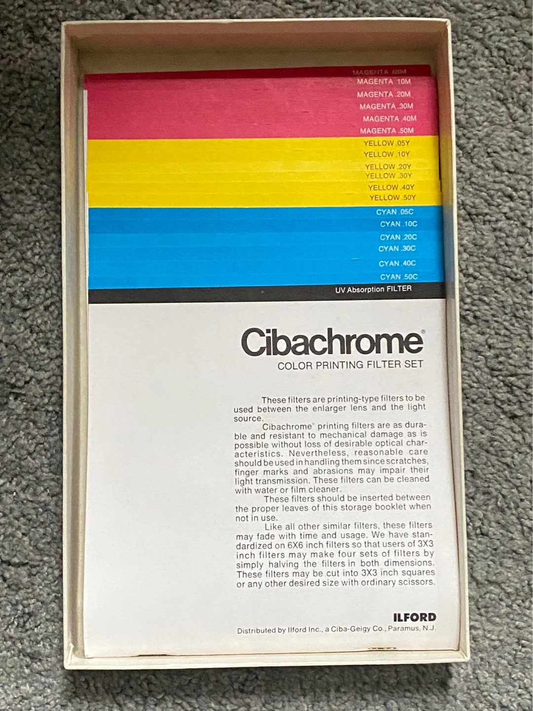 Vintage Cibachrome Color Printing Filter Set - photo 2