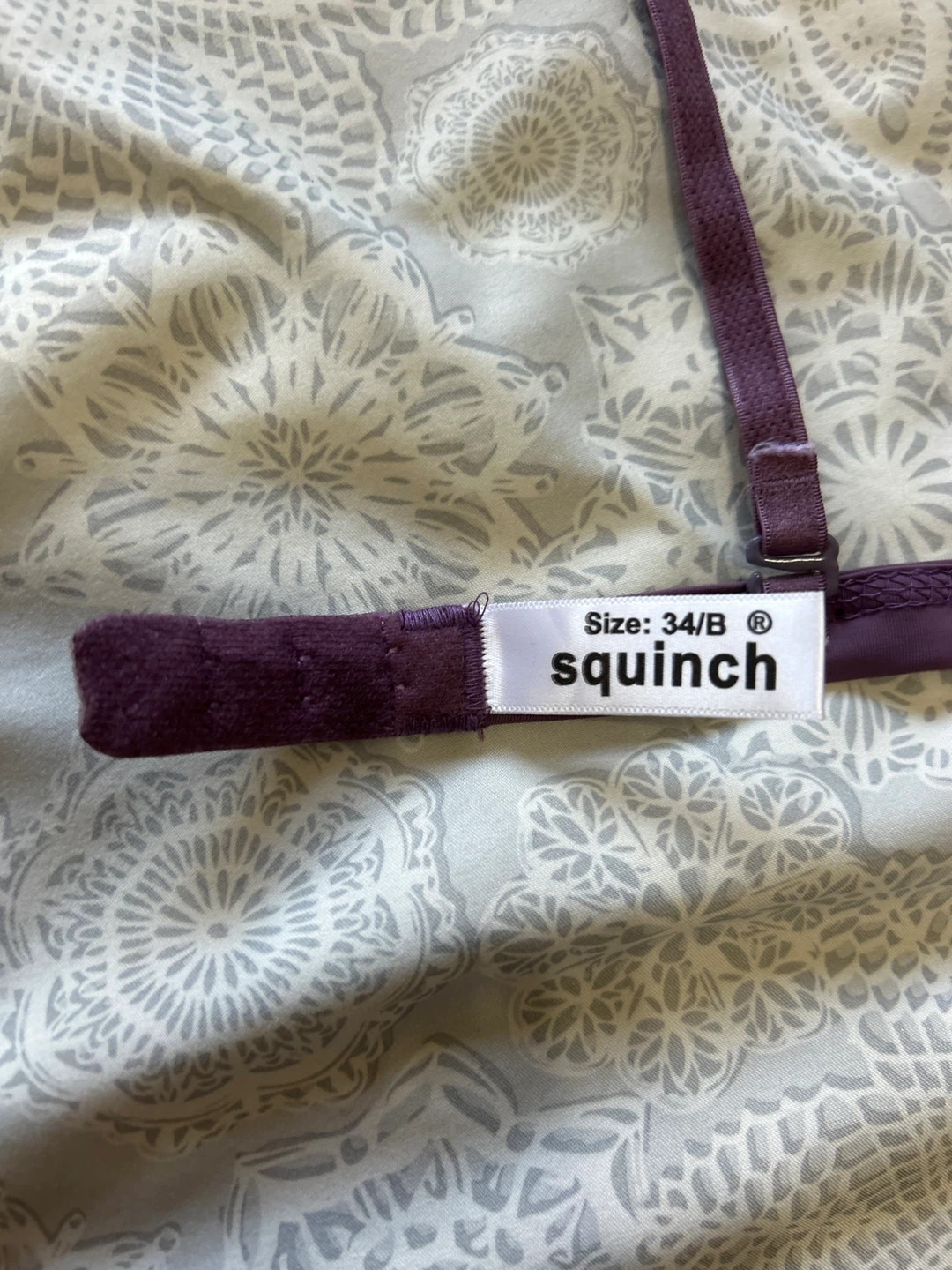 Squinch Bra 34/B Purple - photo 3