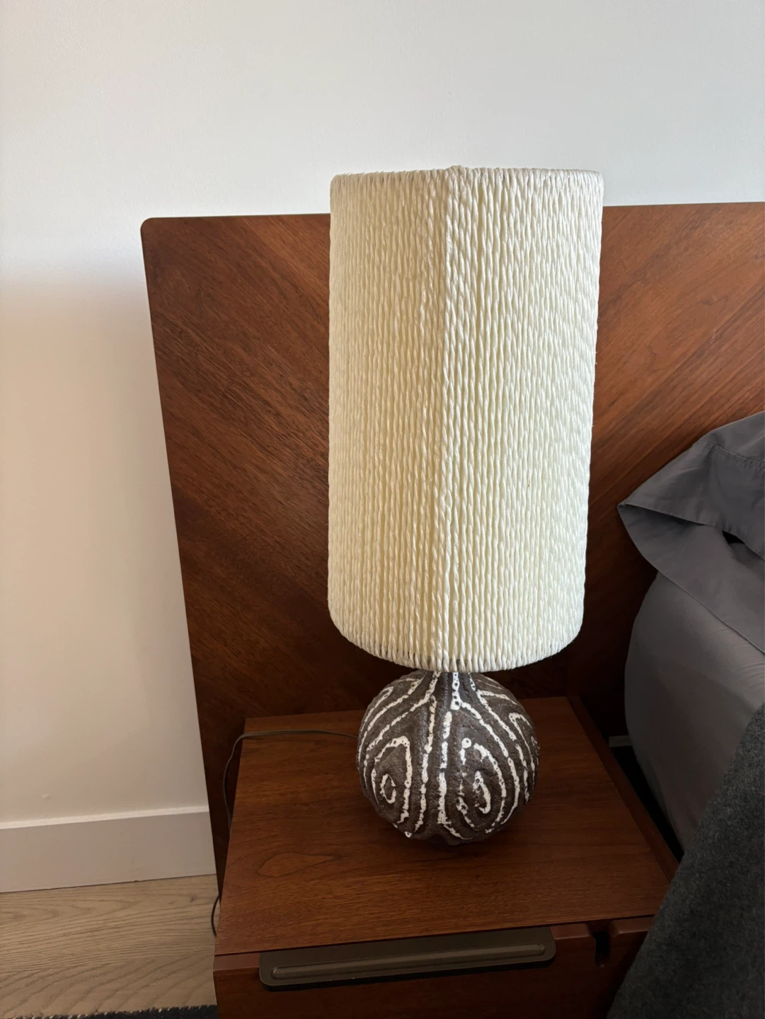Pair Vintage MCM “Fat Lava” Chalvignac Lamps - photo 2