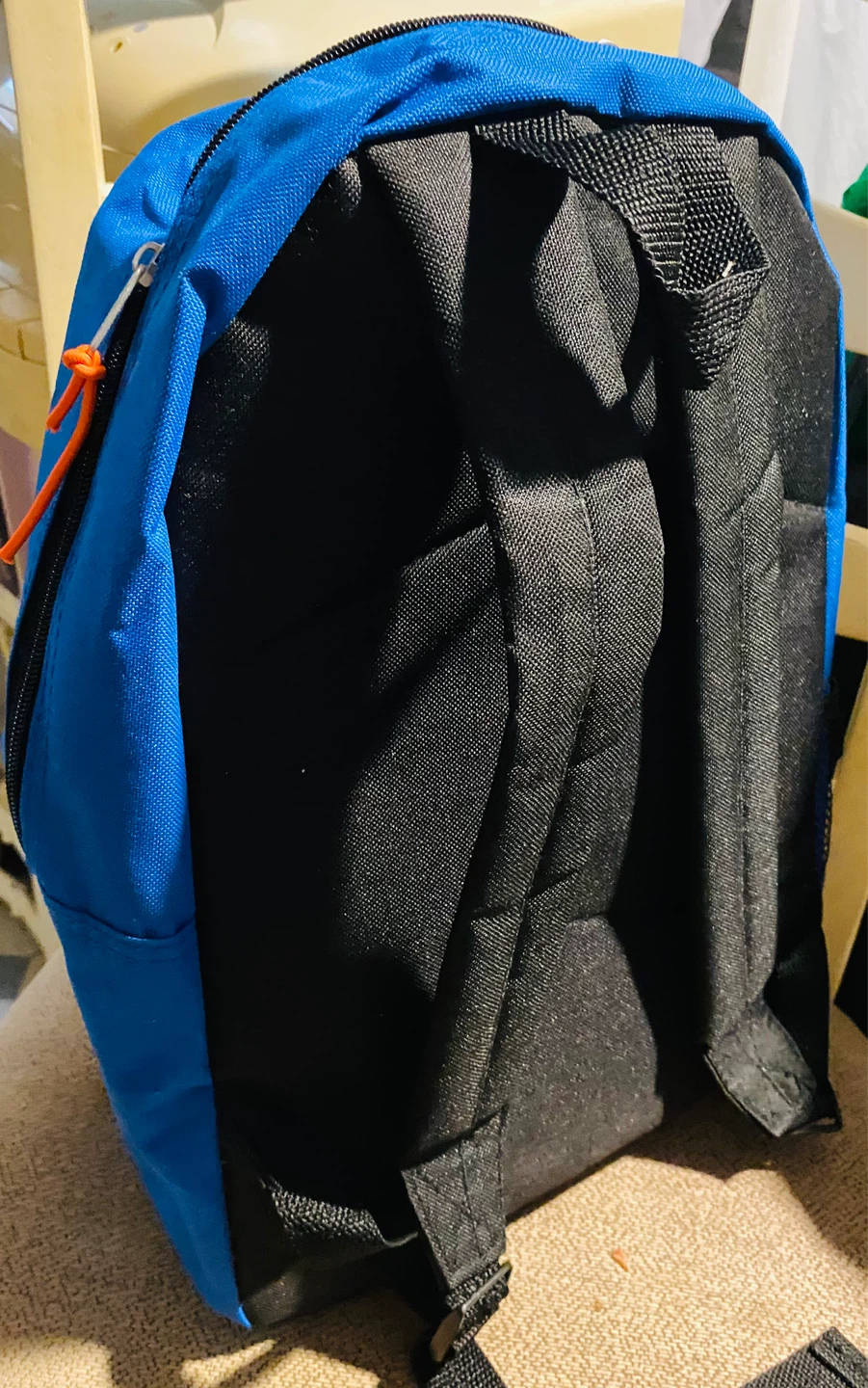 Blue backpack with race car graphic - photo 2