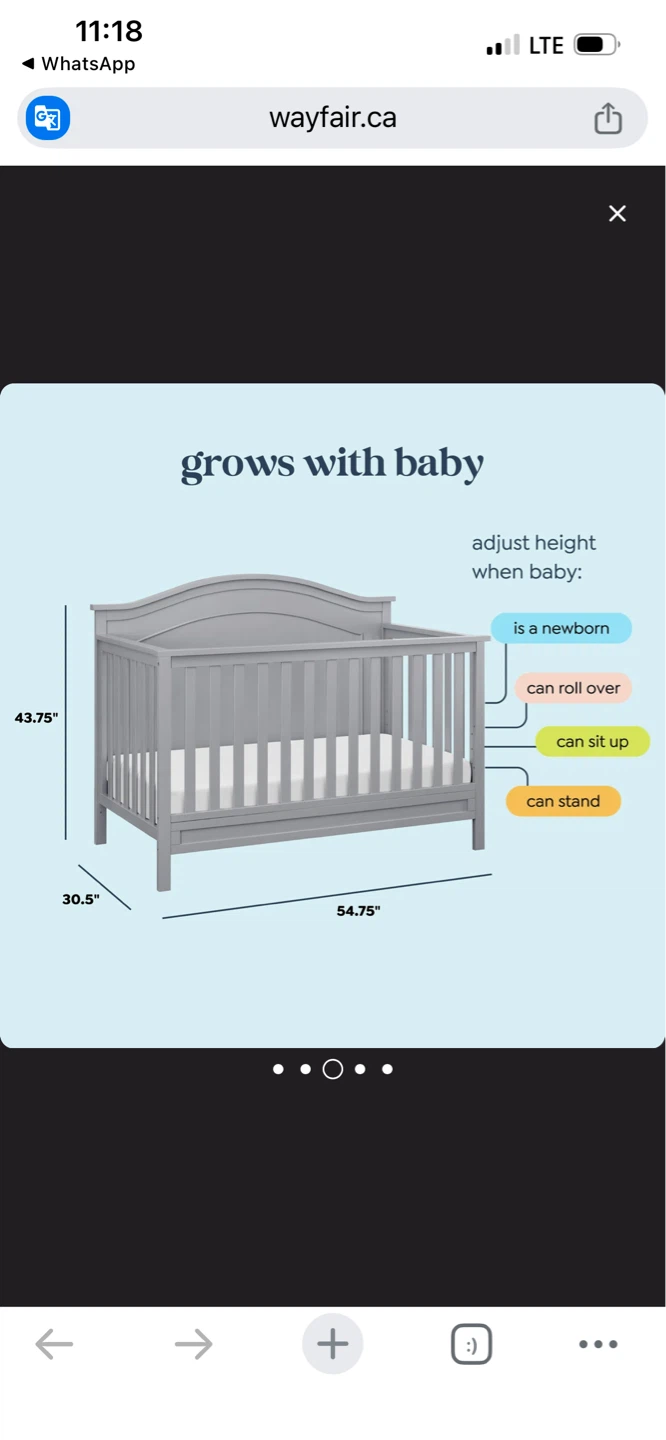 New Charlie 4-in-1 Convertible Crib - photo 4