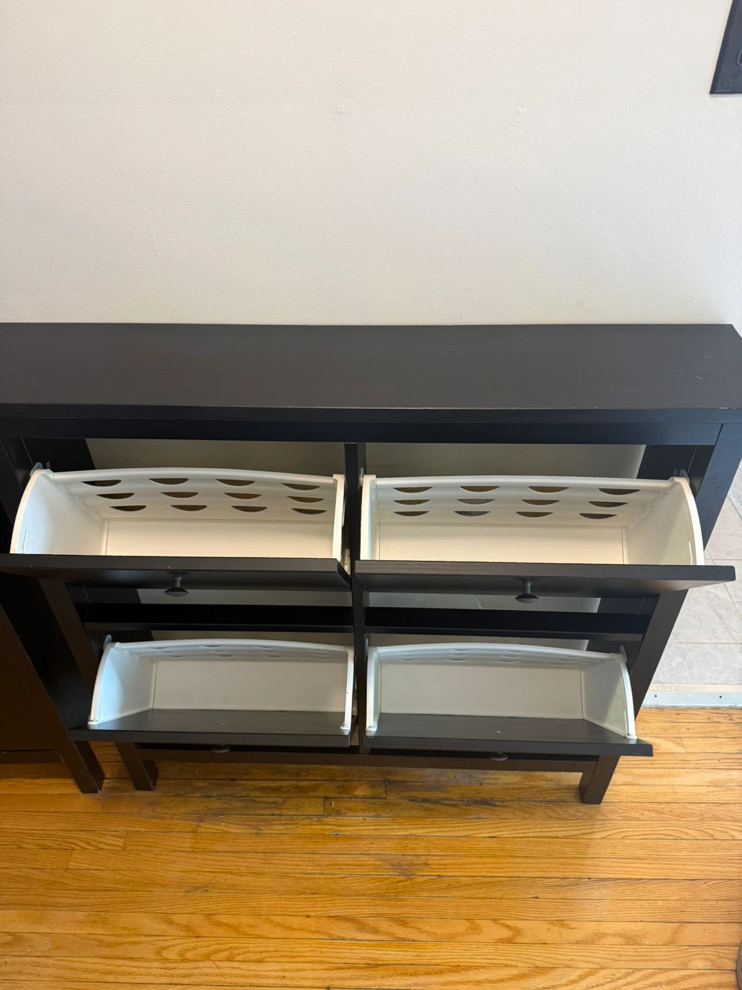 IKEA Black Shoe Cabinet - photo 4