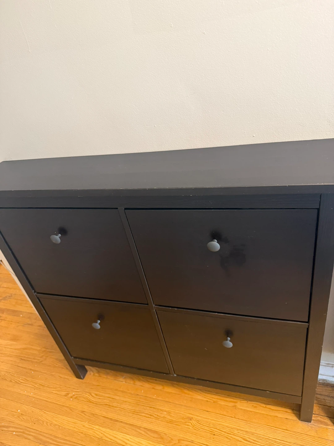 IKEA Black Shoe Cabinet - photo 3