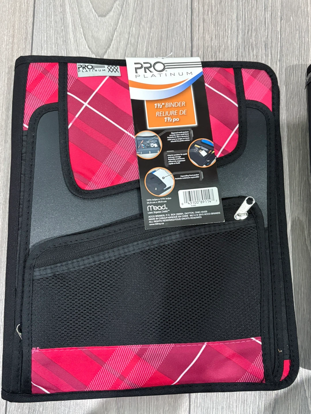 Pro Platinum 1.5" Binder ⚽