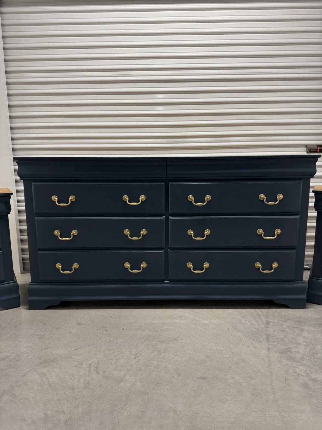 🚨Free Delivery NJ/NY Navy Blue Bedroom of set - photo 2