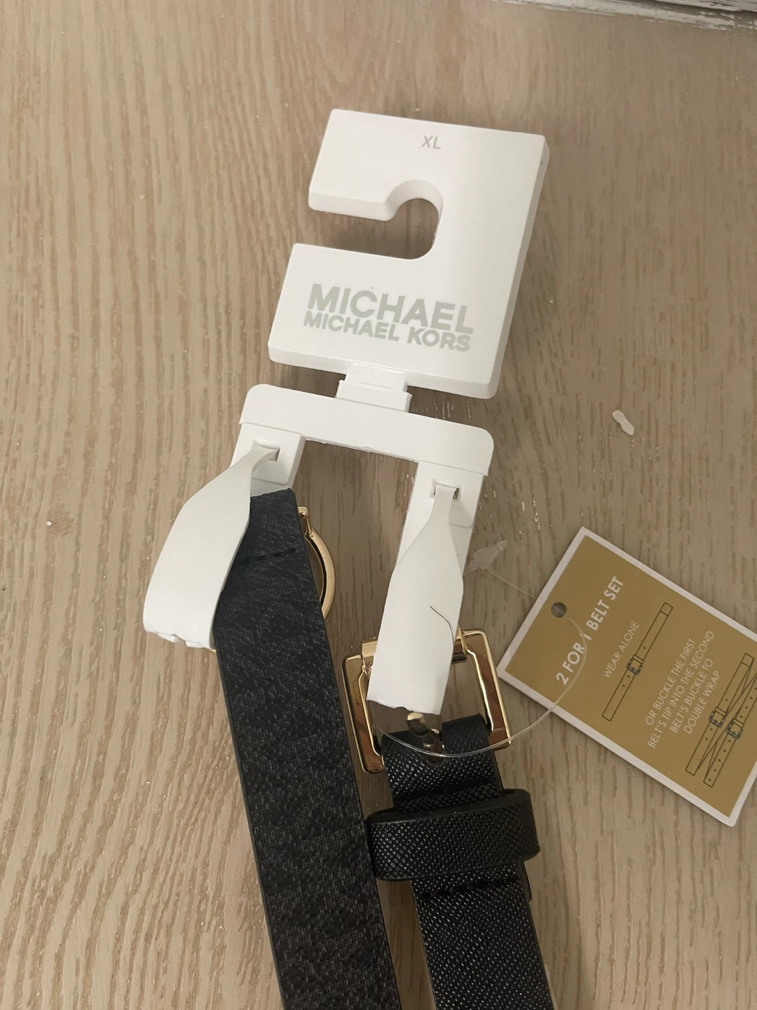Michael Kors MK Logo Belt Set - XL - photo 4
