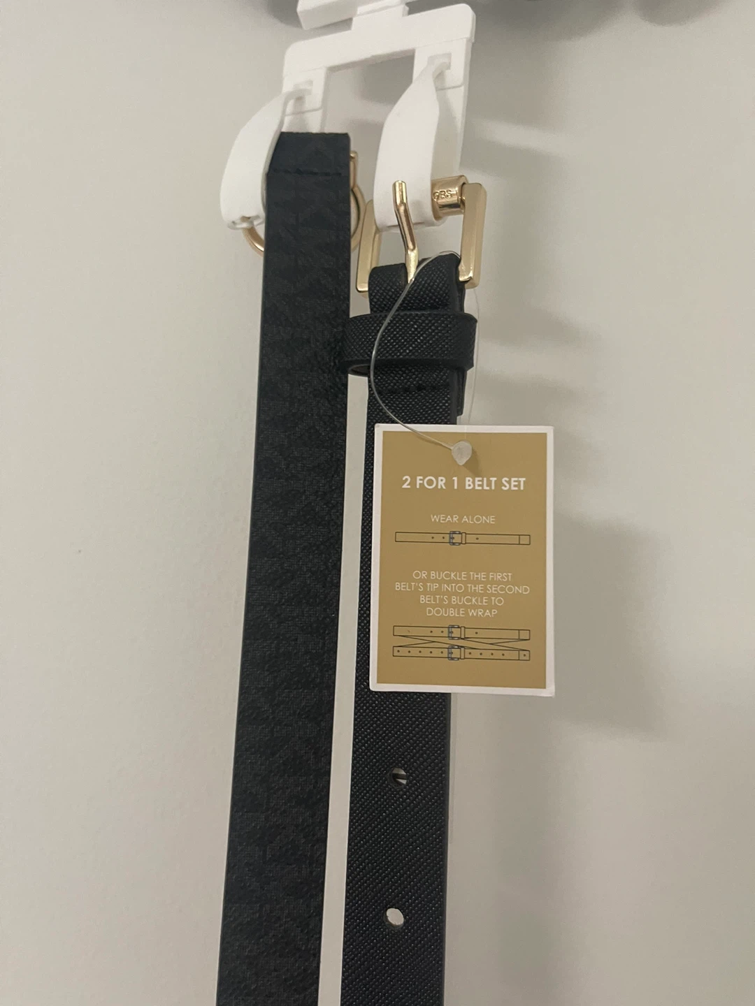 Michael Kors MK Logo Belt Set - XL