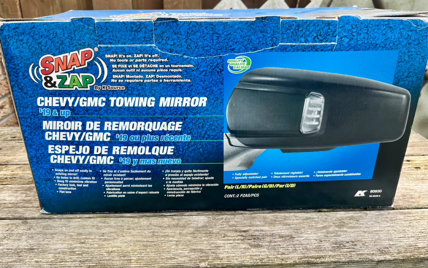 ⚽️Chevy/GMC Towing Mirrors- Used - photo 2