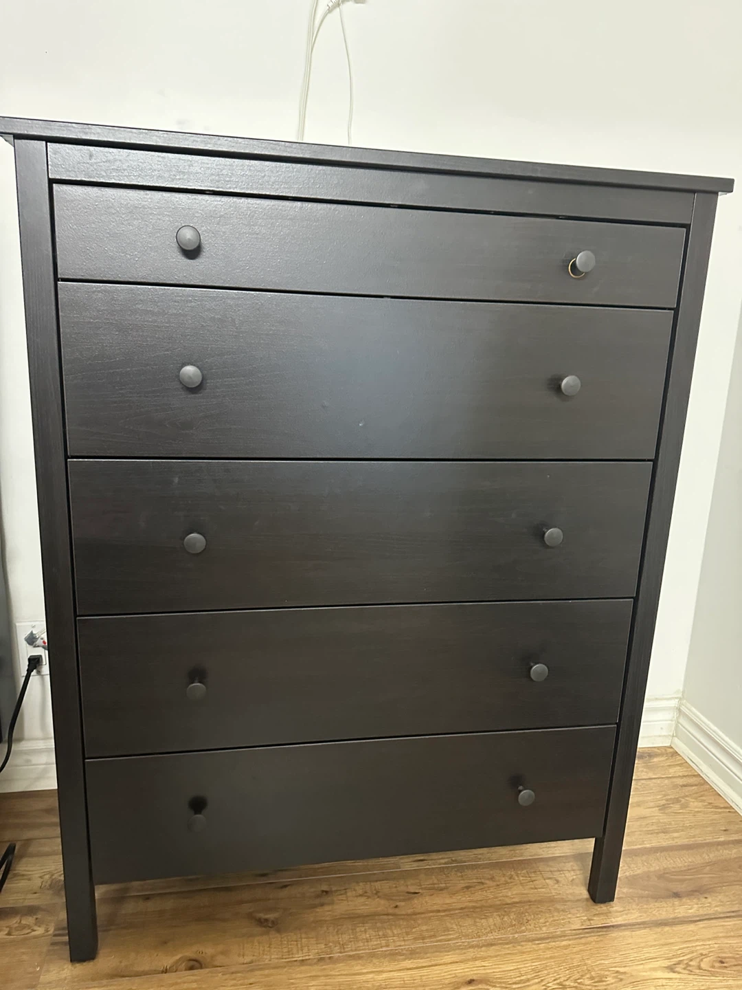 Dark Brown 5-Drawer Dresser IKEA