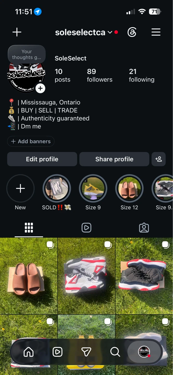 Sell me your jordans and yeezy slides