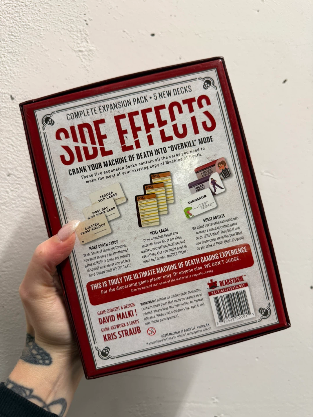 ⚽️Machine of Death Side Effects Expansion Card Game - photo 2