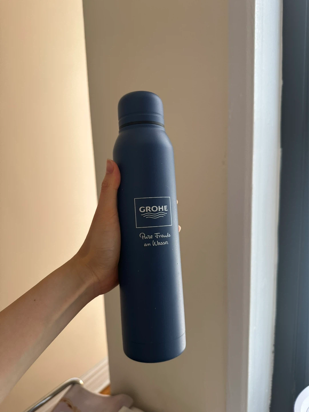 Grohe Dark Blue Water Bottle