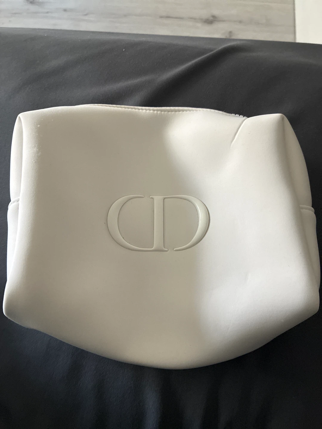 Dior White Cosmetic Pouch