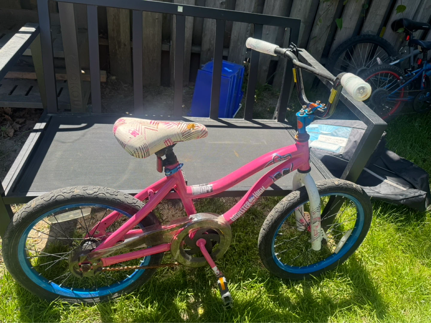 Pink Monster High Kids Bike
