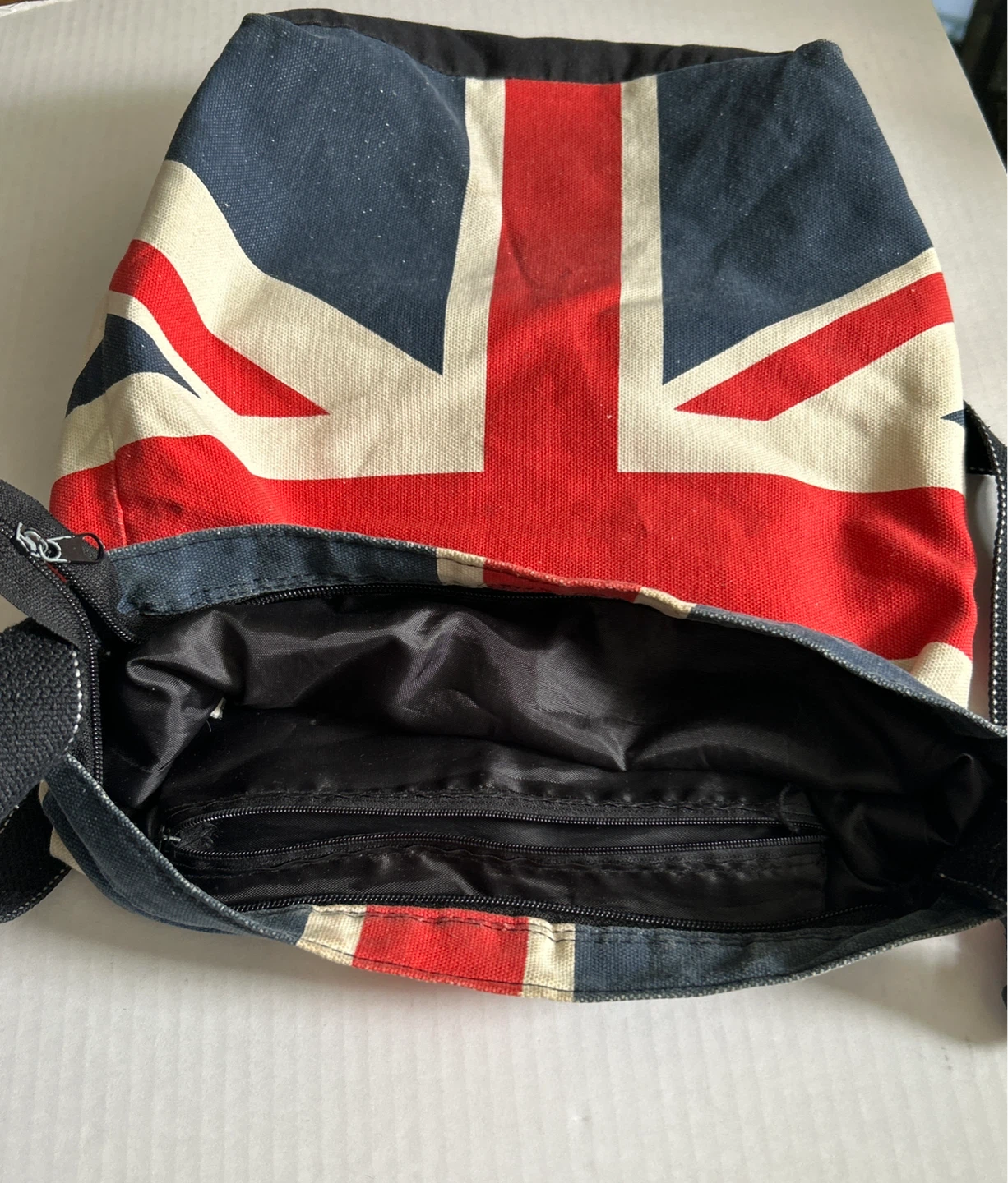⚽️Union Jack Canvas Messenger Bag - photo 4