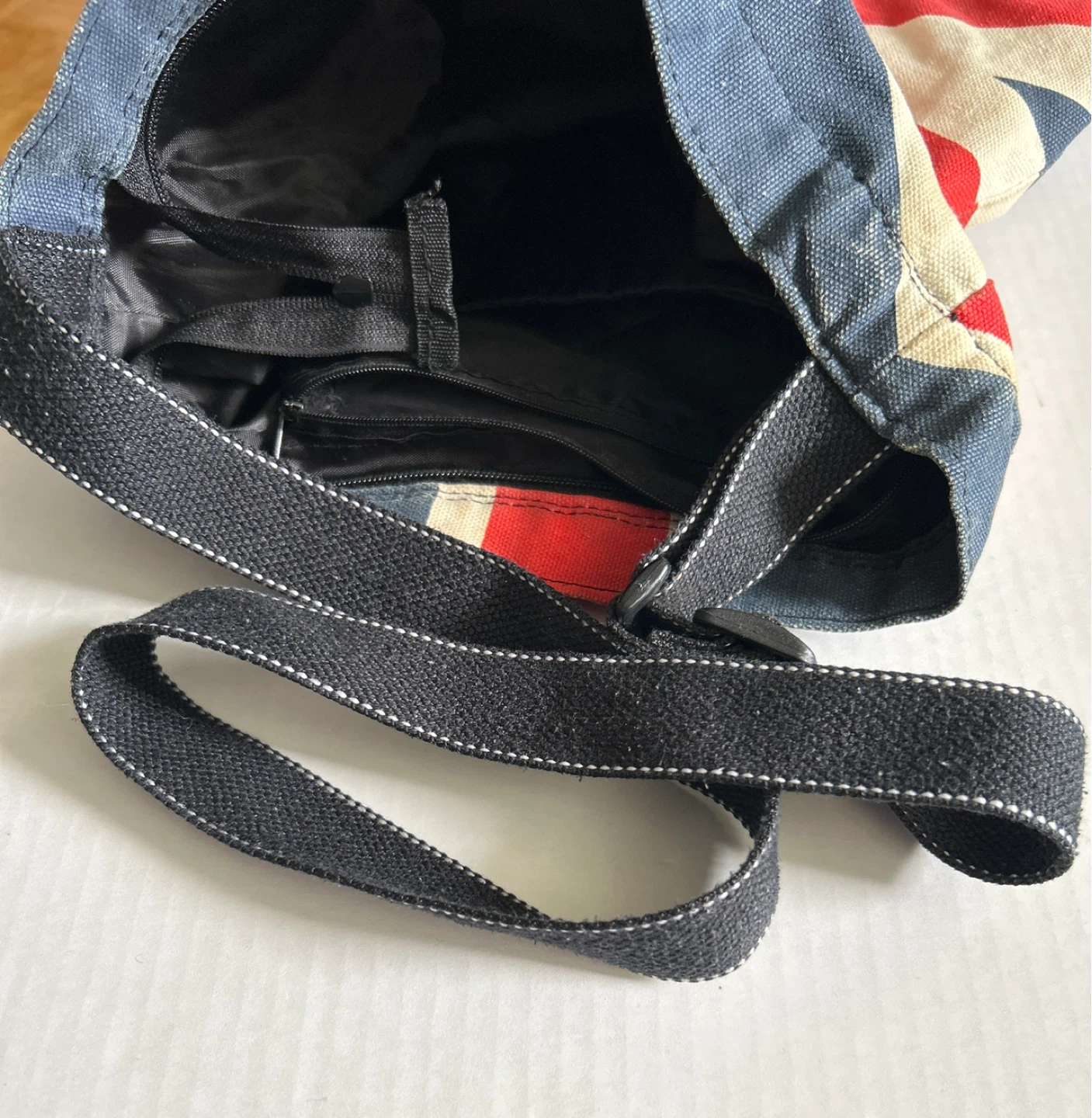 ⚽️Union Jack Canvas Messenger Bag - photo 5