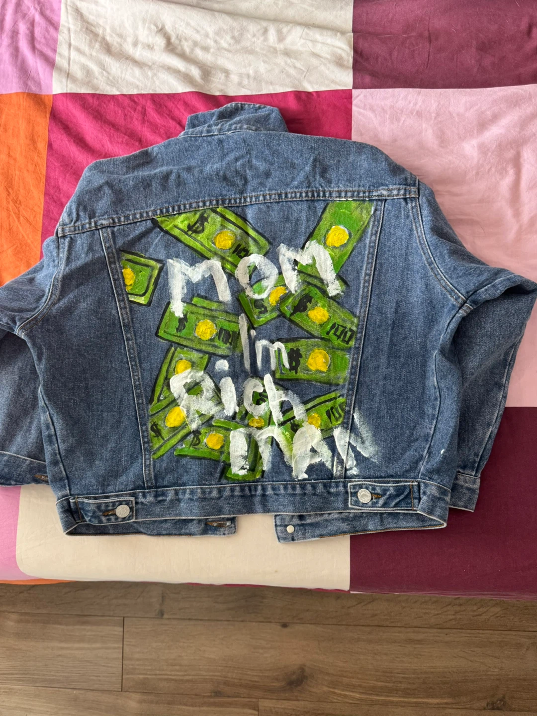 Denim Jacket Guess (Custom Painted) - photo 2