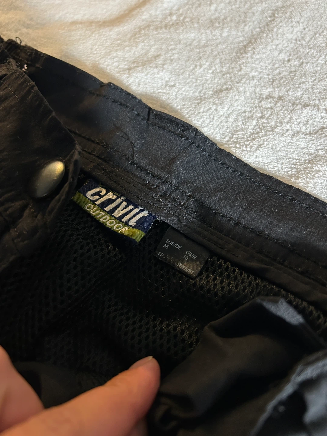 Crivit Outdoor Black Zip-Off Hiking Pants - photo 4