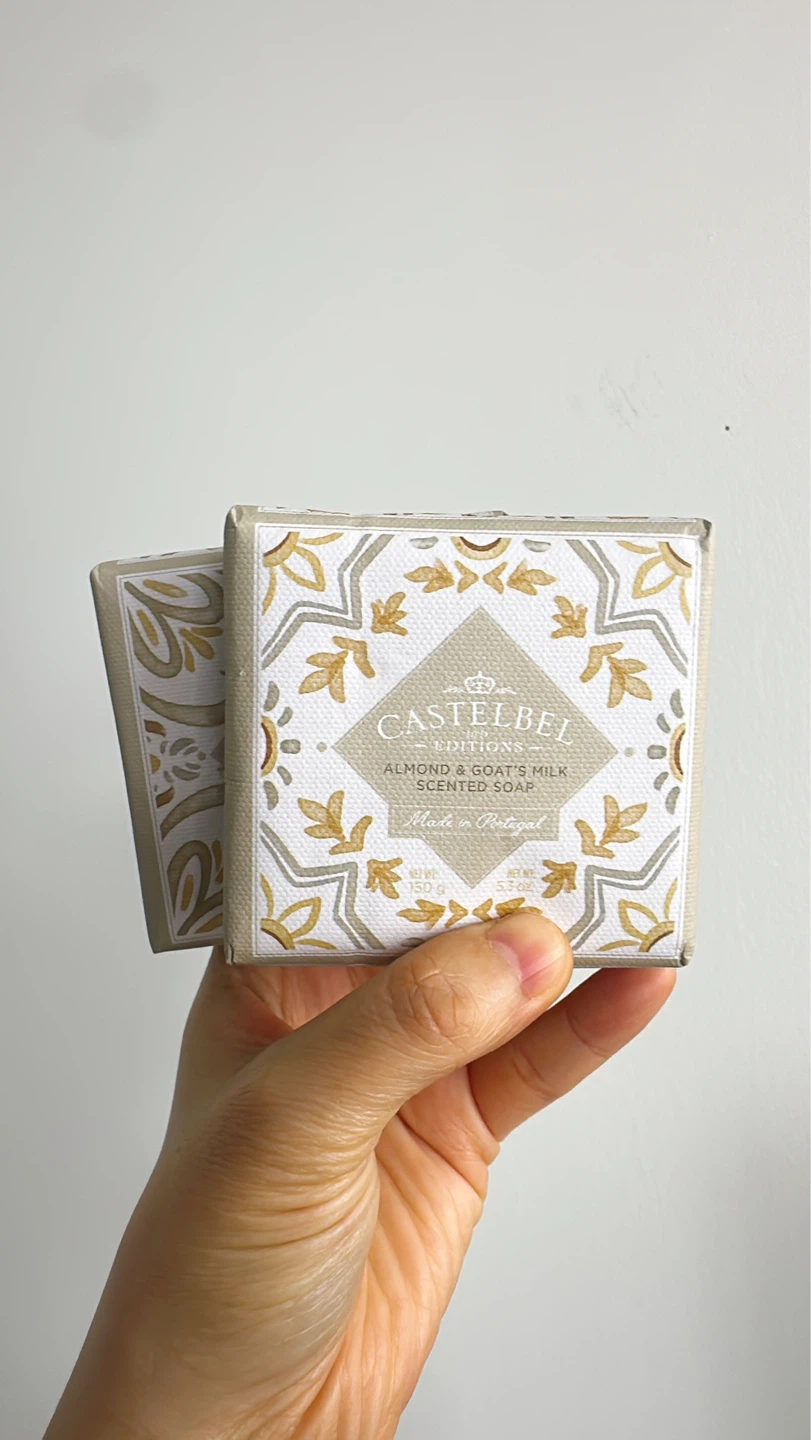 Castelbel - Almond & Goats Milk Scented Soap (set of 2)