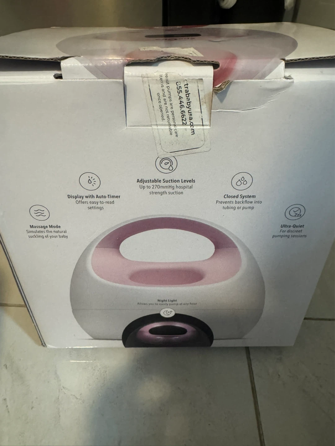 BRAND NEW Spectra Baby Premier Double Electric Breast Pump - photo 2