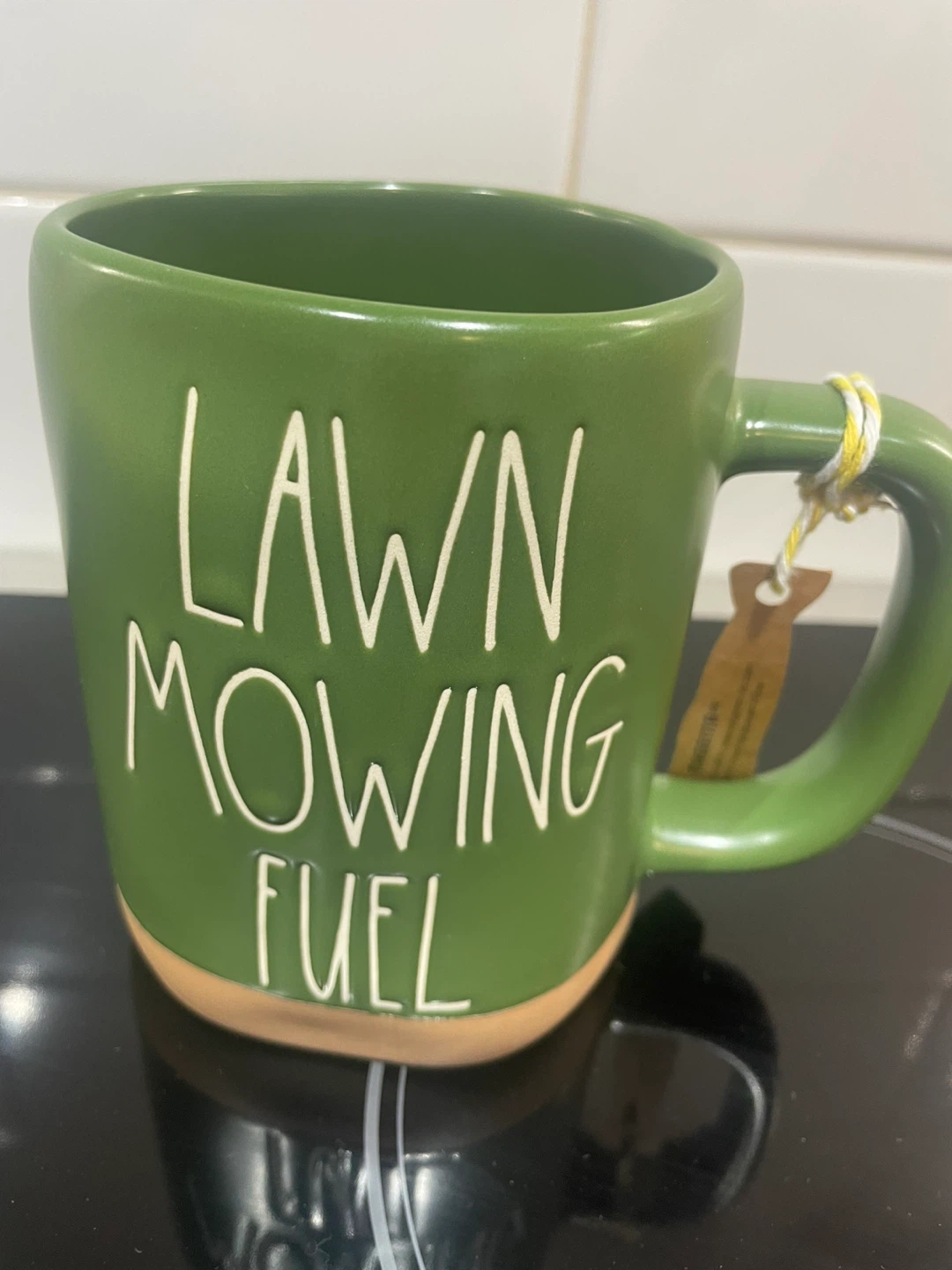 NEW! ⚽️Rae Dunn Mug - Lawn Mowing Fuel