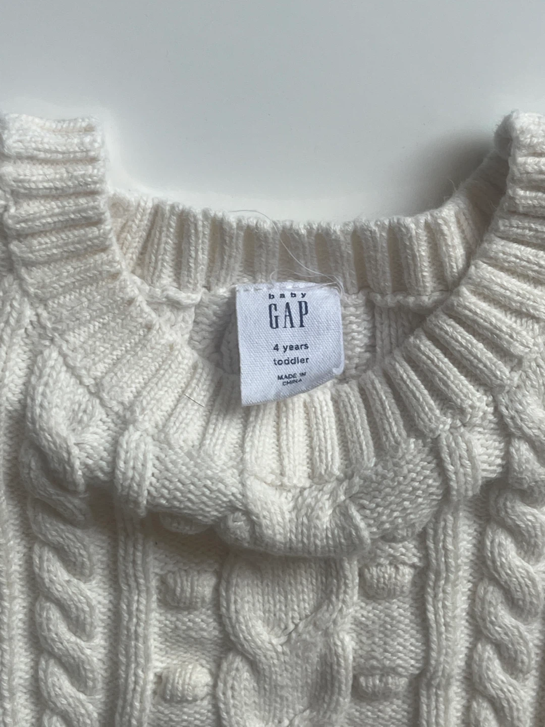 Cream Cable Knit Sweater ⚽ - photo 2