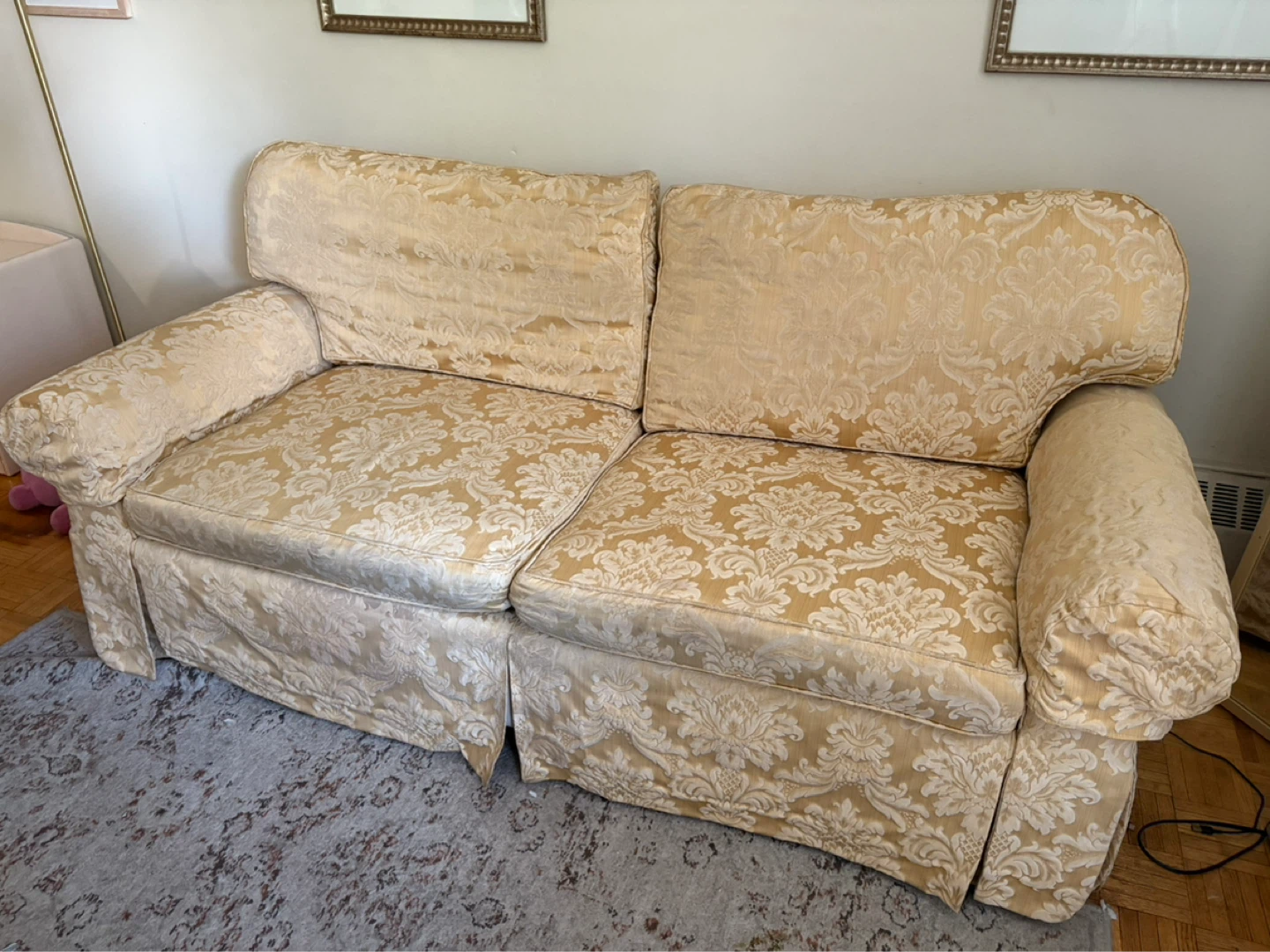 Custom Vintage Loveseat and Arm Chair - photo 2