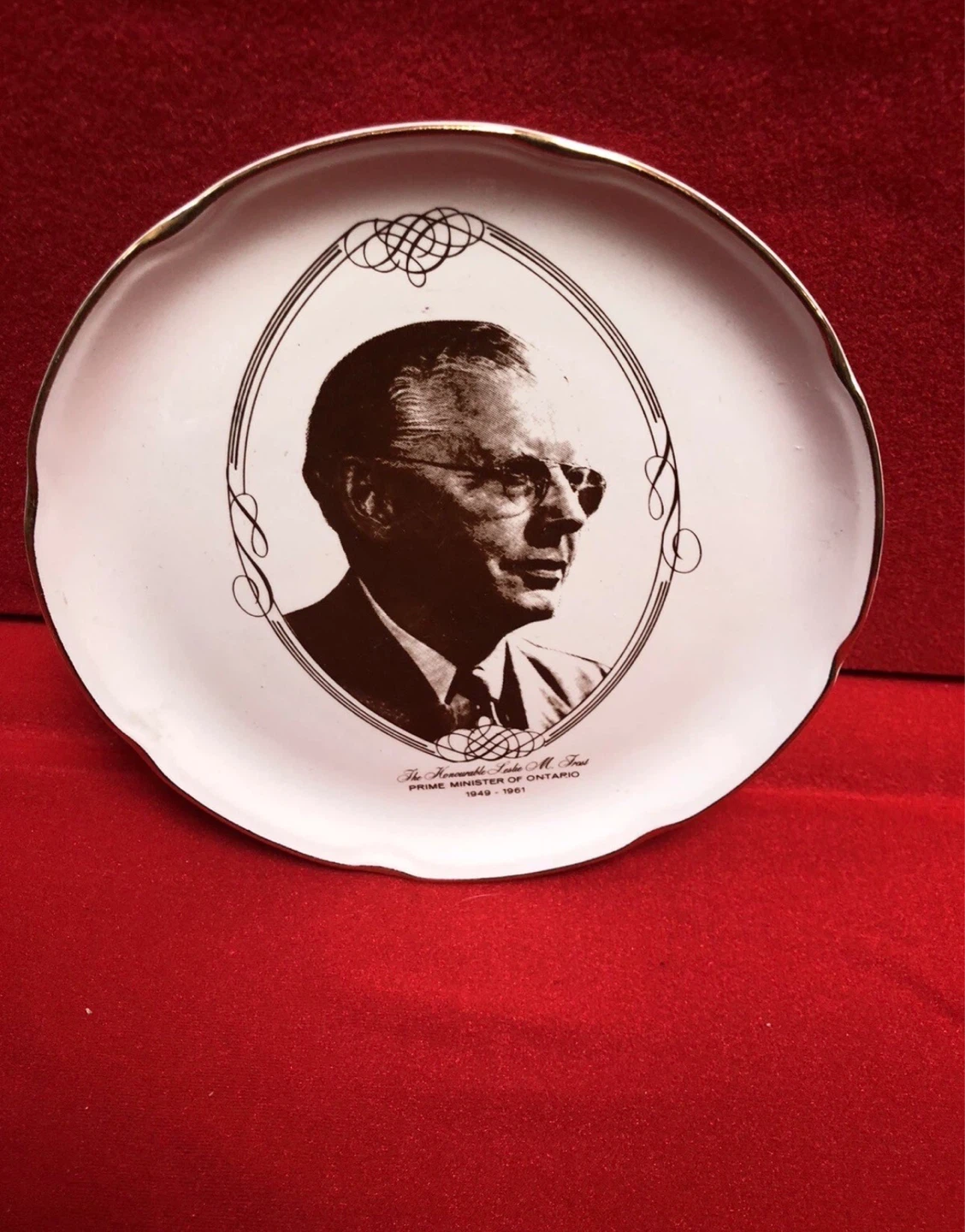 ⚽️Decorative Canada Plate - The Hon. John M. Ford
