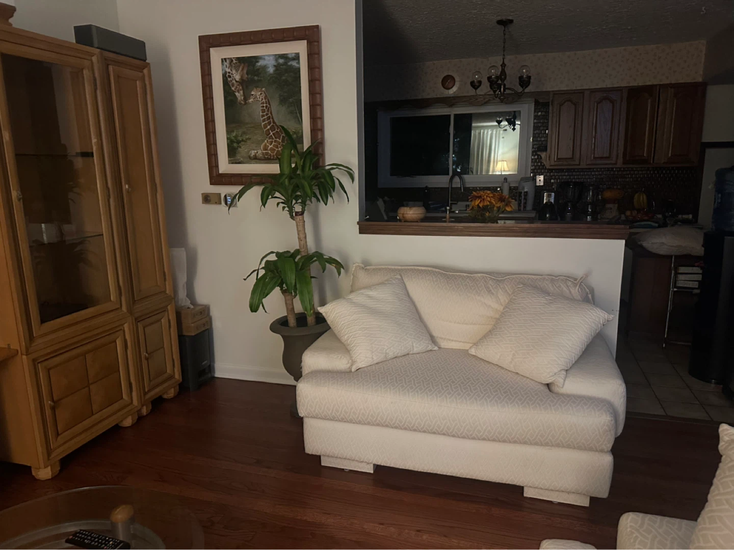 Cream Textured living room