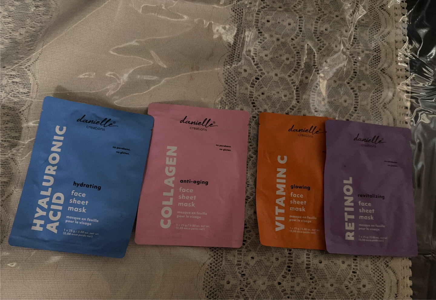 $40 or Best Offer Danielle Creations Face Sheet Masks - 4 Pack⚽️