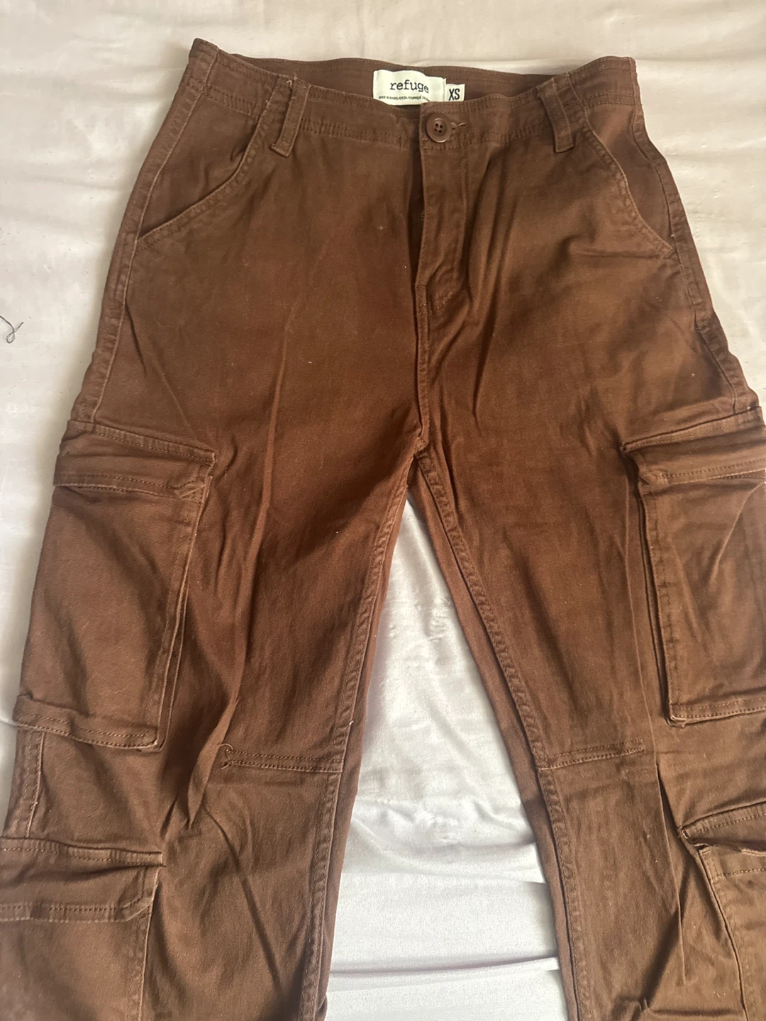 Refuge Brown Cargo Pants XS - photo 2