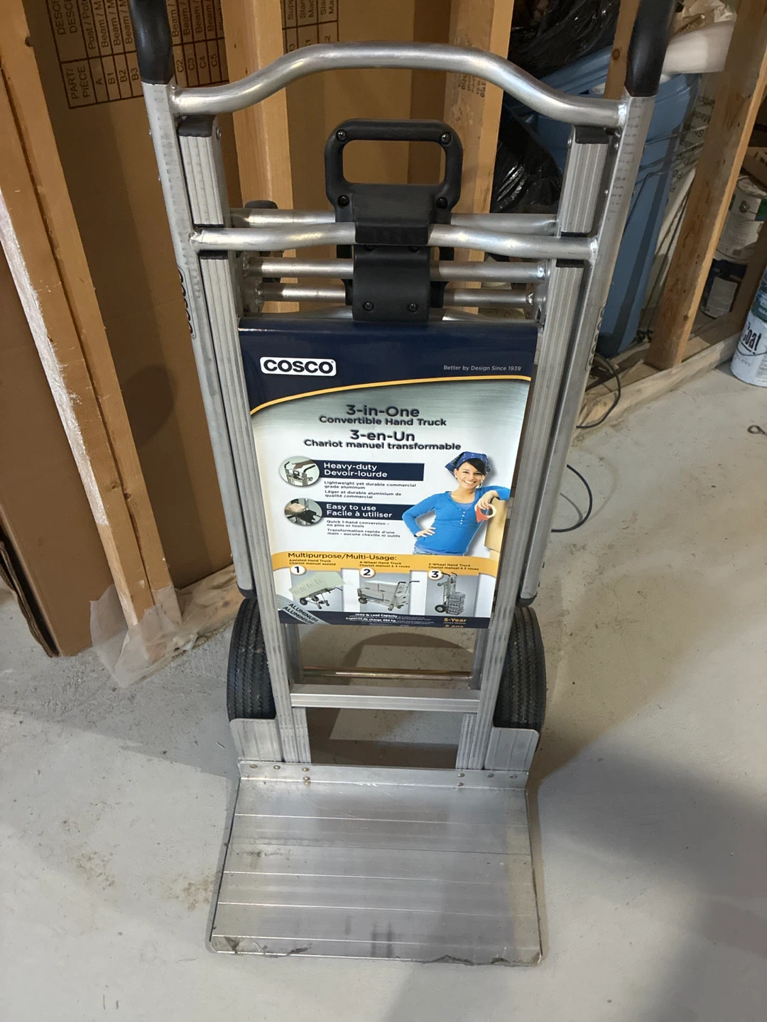 COSCO 3-in-1 Convertible Hand Truck