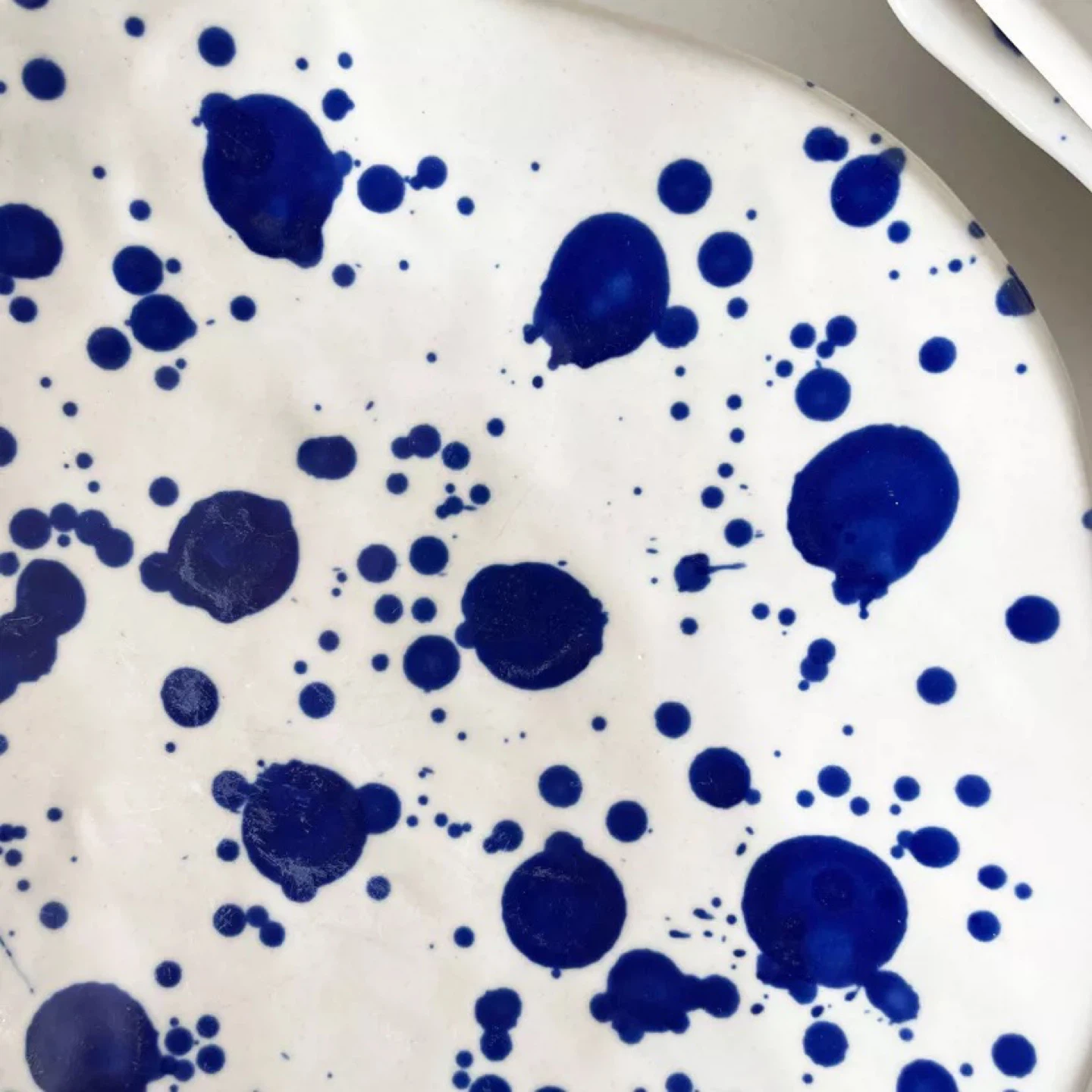 Set of 5 IKEA Vintage Collection - Splatter Ceramic Plates - photo 5