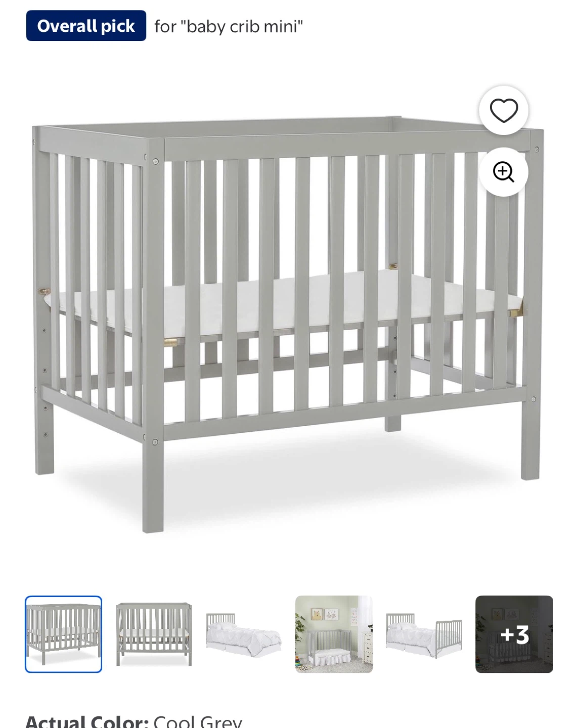 mini Crib dream on me brand - photo 4