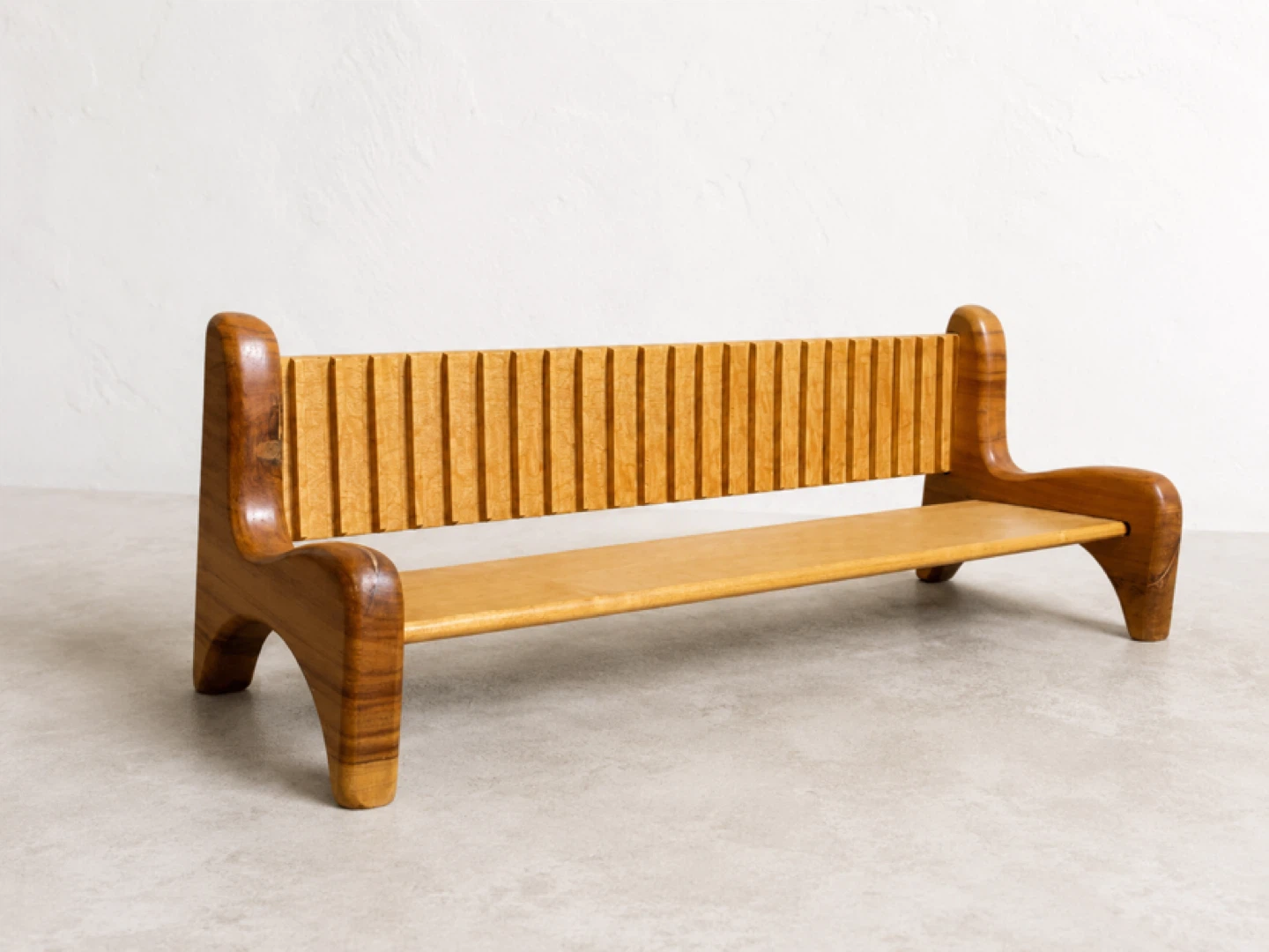Wooden Bench Book Shelf
