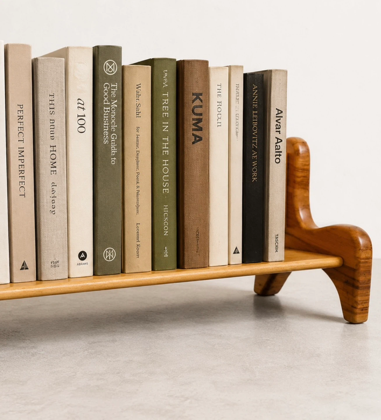 Wooden Bench Book Shelf - photo 2