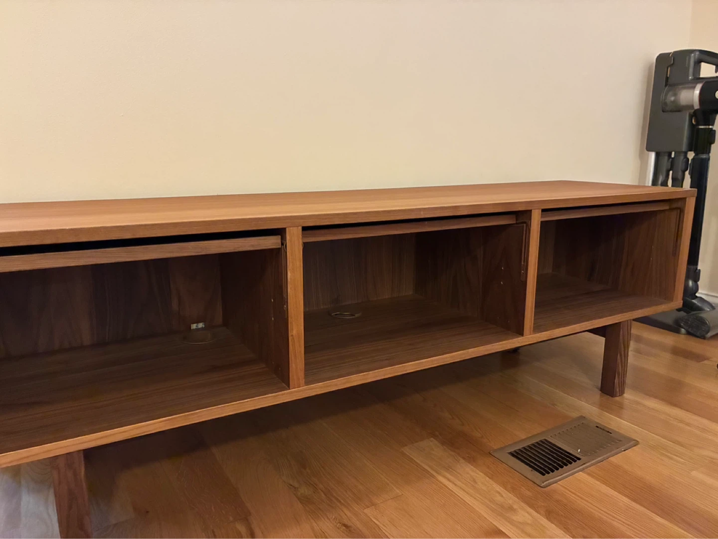 Ikea Mid-century Modern Walnut TV Stand Console - photo 2