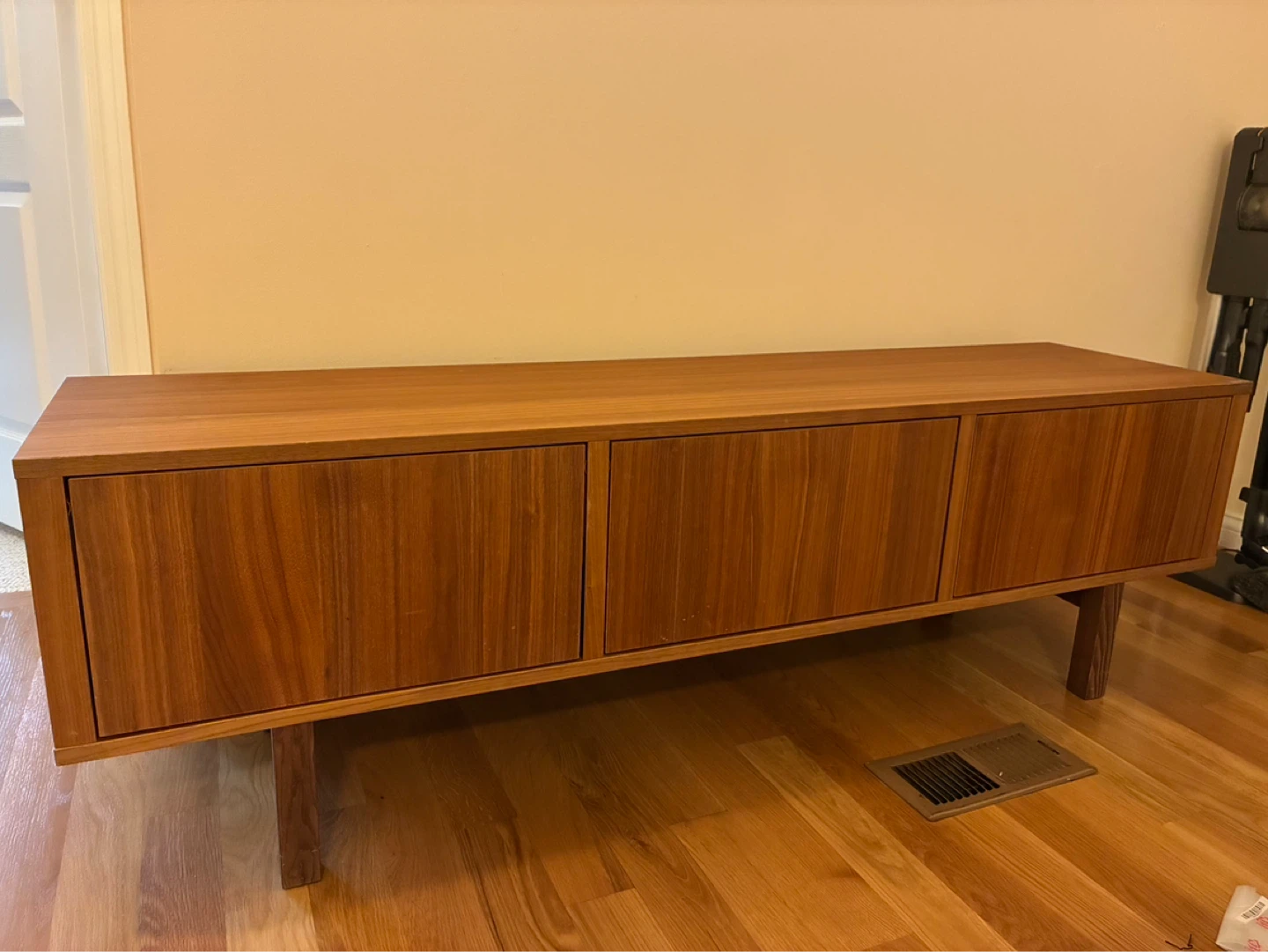 Ikea Mid-century Modern Walnut TV Stand Console