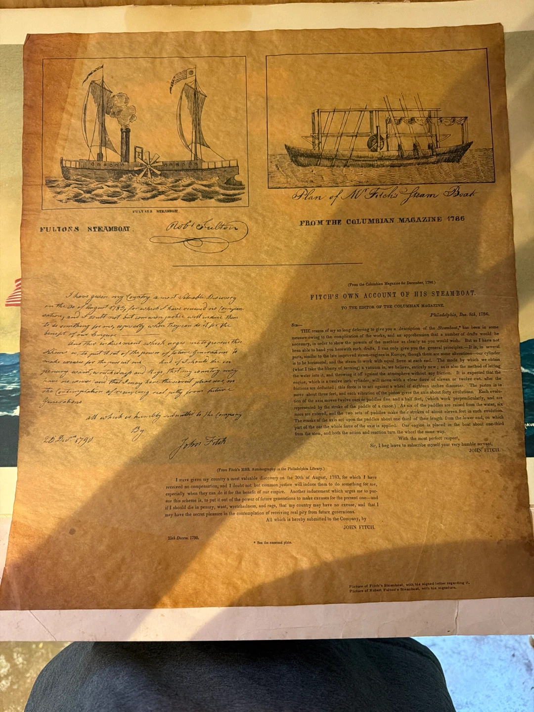 Fulton's Steamboat Print and American Sailing Craft Book - photo 3