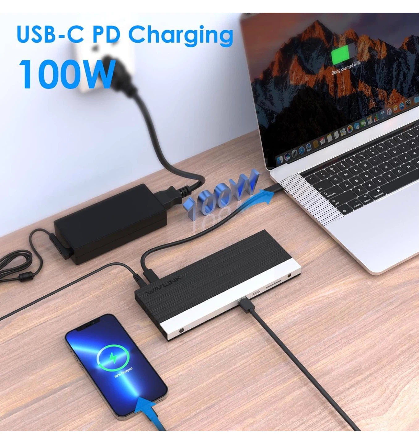 WAVLINK 13-in-1 USB-C Triple Display Docking Station UC1 - photo 5