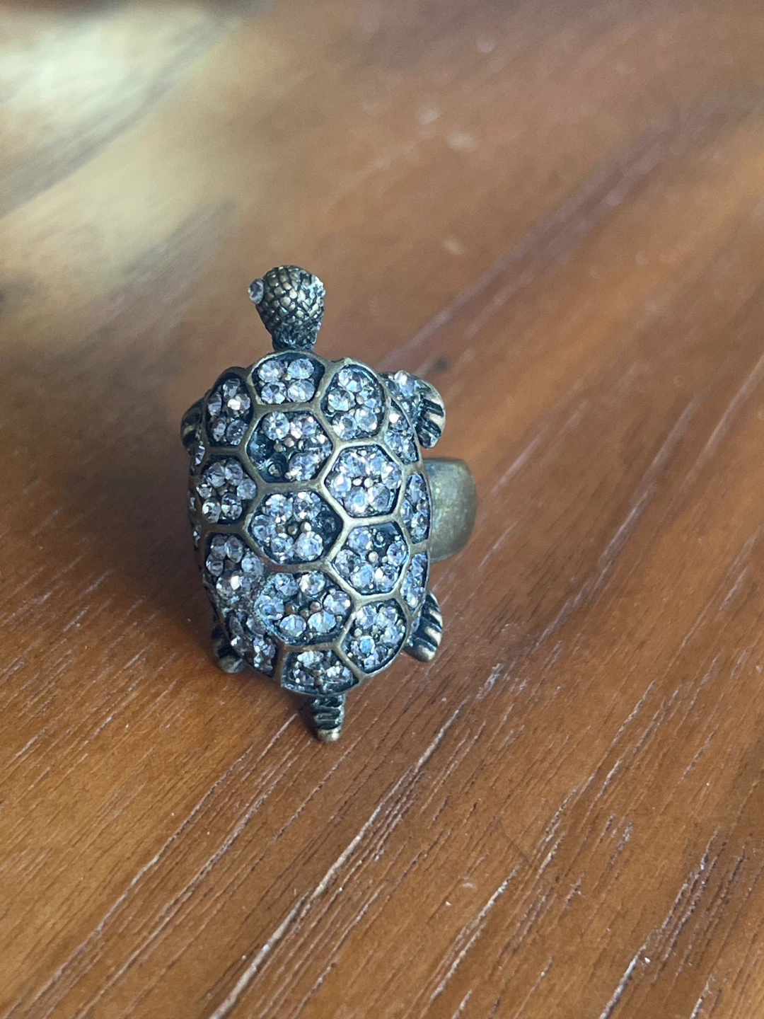 Sparkly Turtle Ring (Sz 5) - photo 2