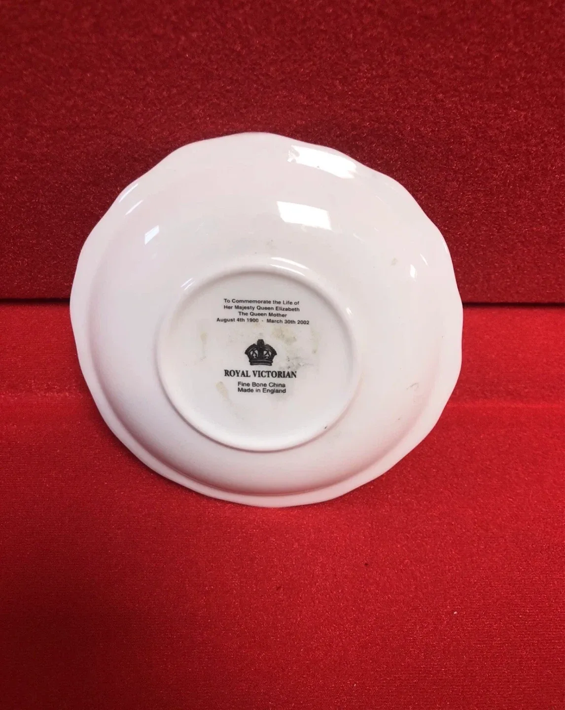 ⚽️Royal Victorian Commemorative Plate - Queen Mother - photo 2